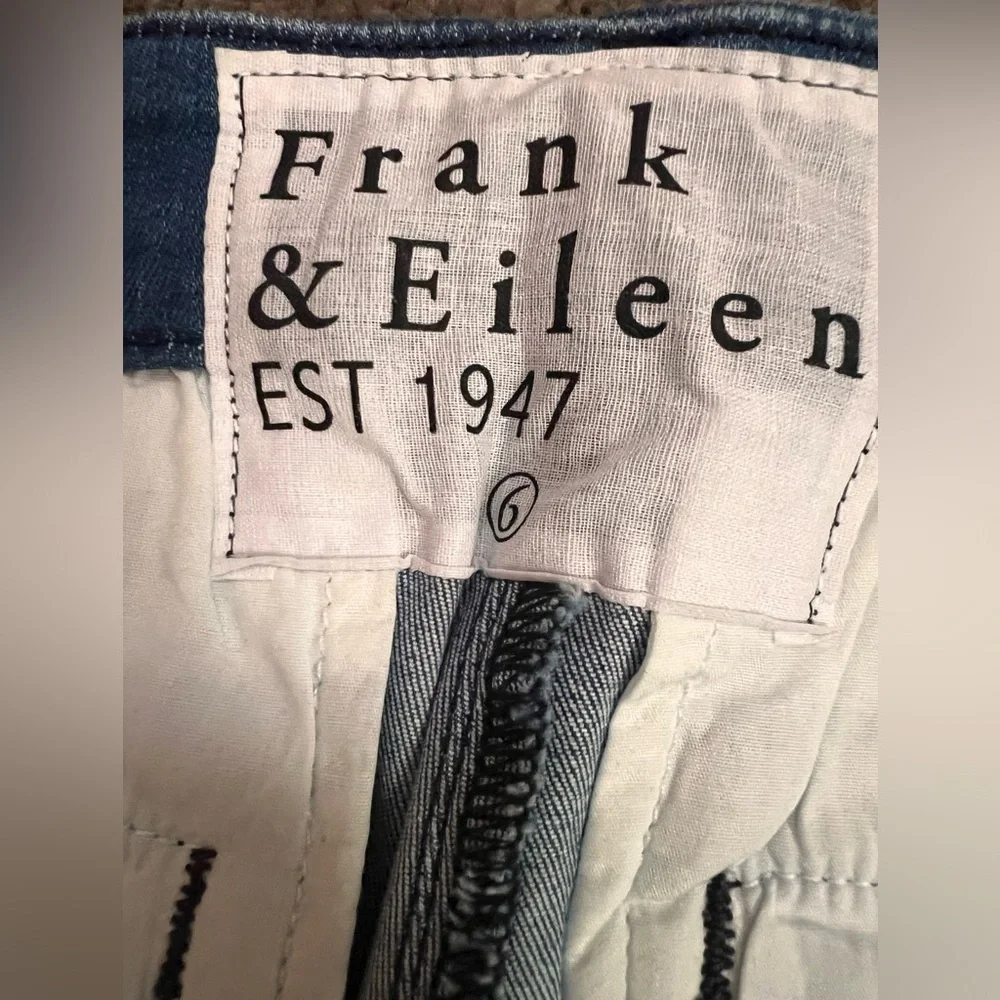 FRANK & EILEEN Women’s Wicklow Pant in Denim Wash - Size 6 - Picture 9 of 10